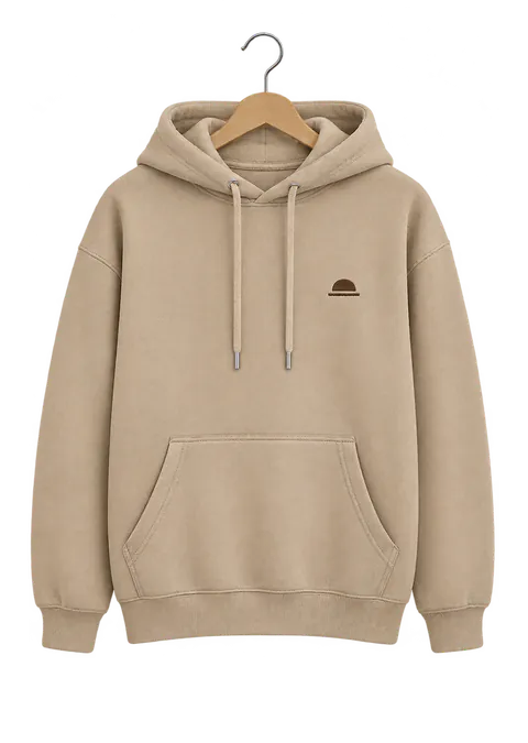 Shamal Hoodie in Sand, front